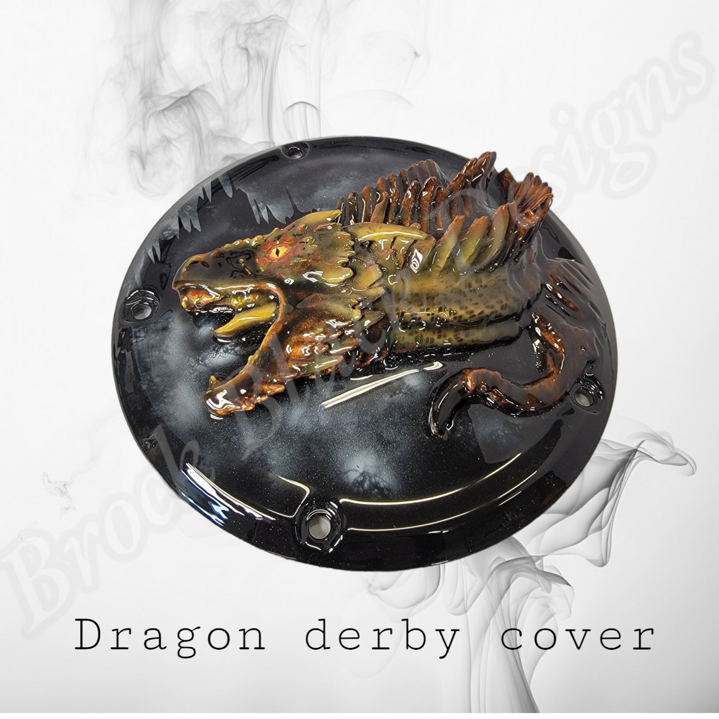 Dragon themed derby cover