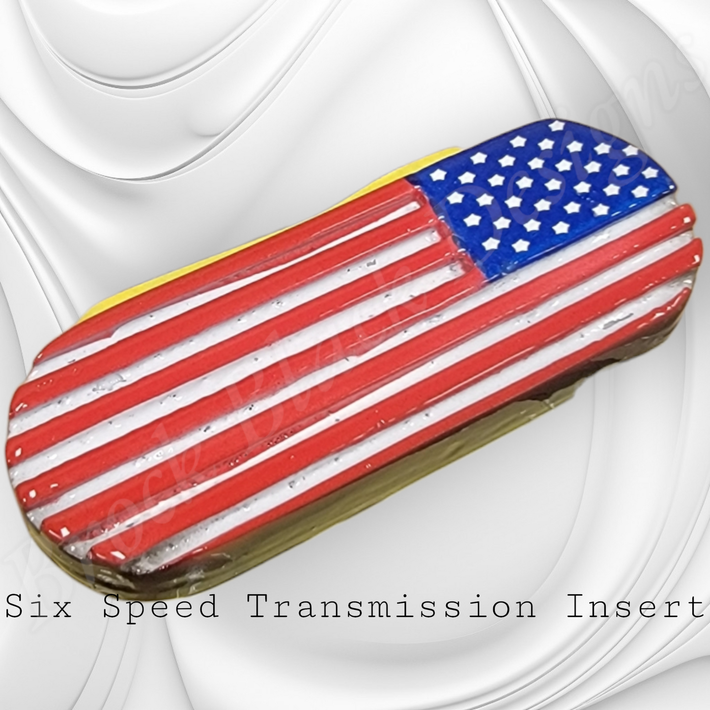 Transmission insert 3D American flag