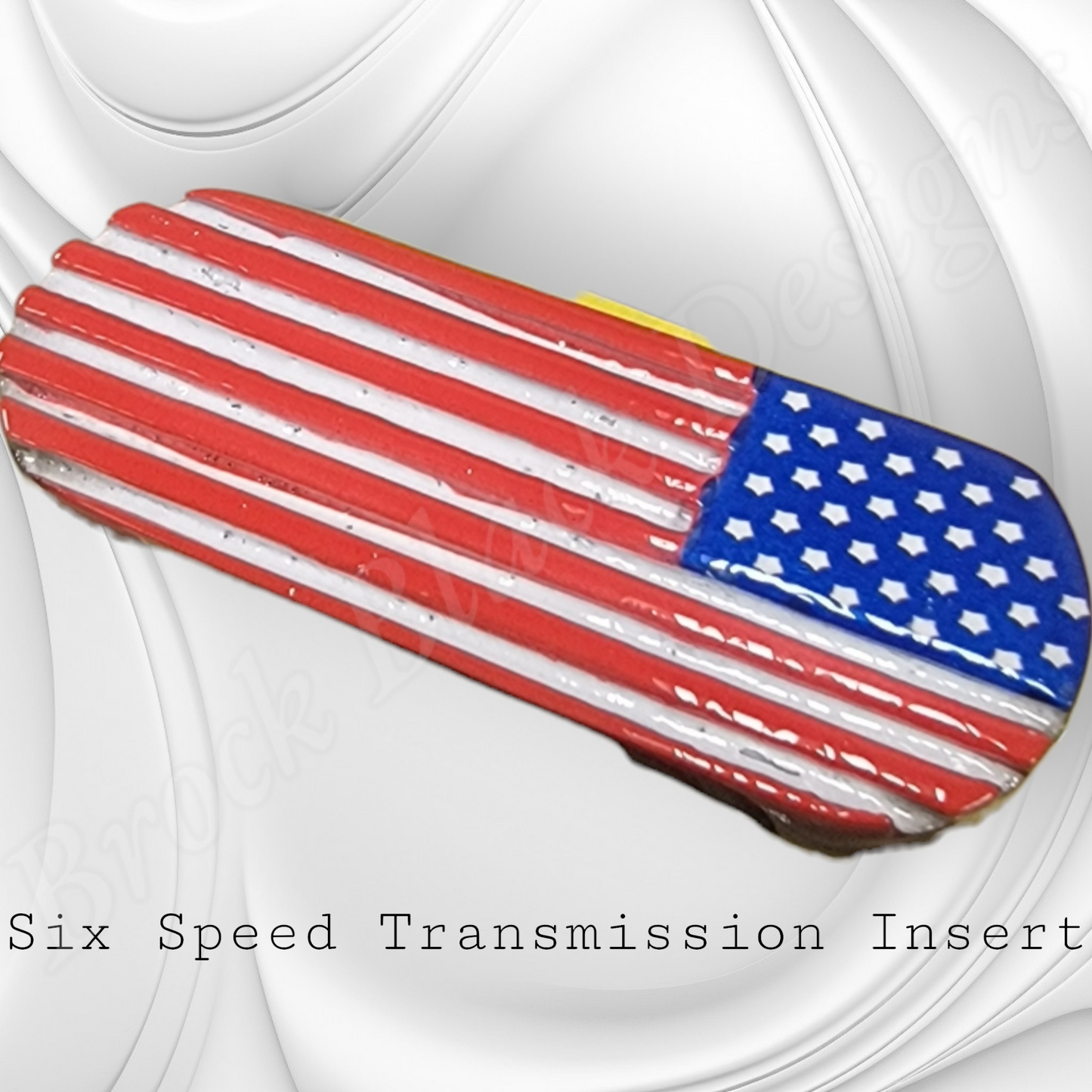 Transmission insert 3D American flag