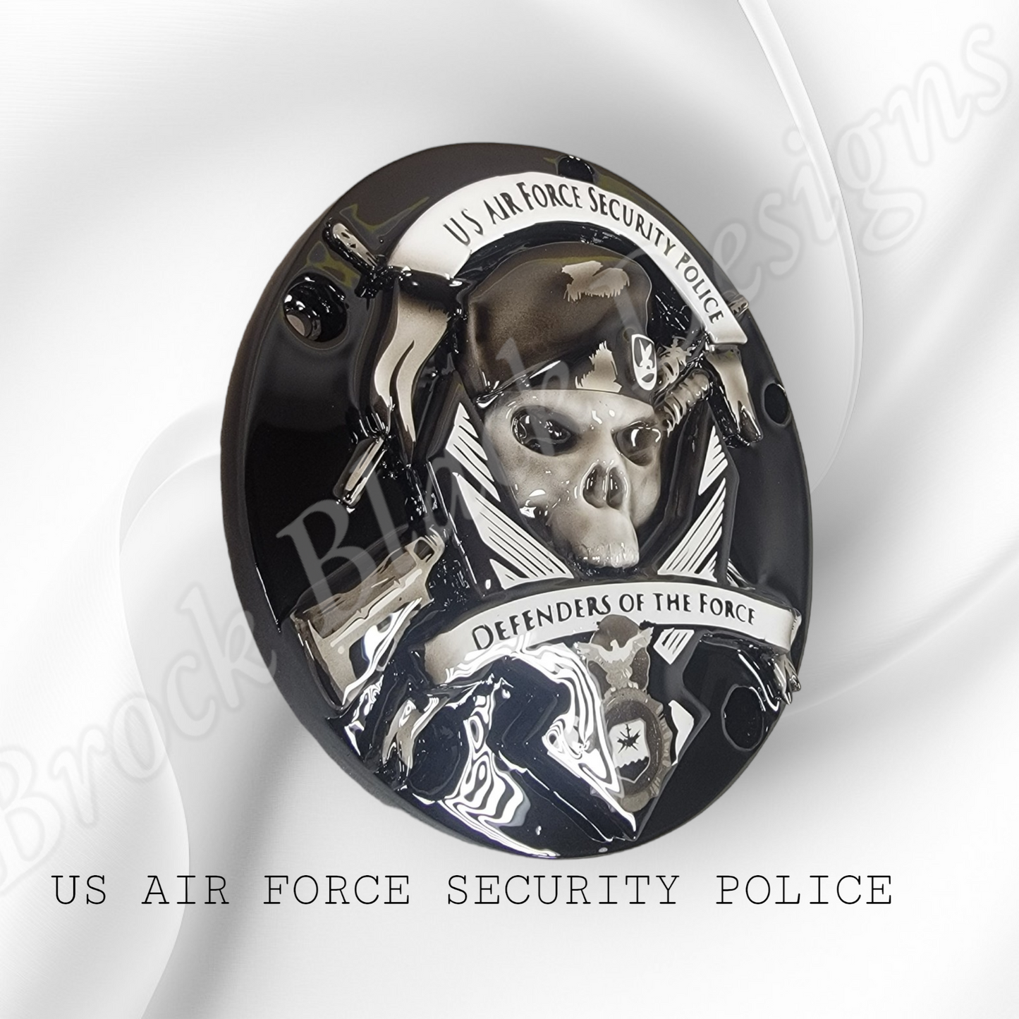 US Air Force Security Police Harley Derby cover