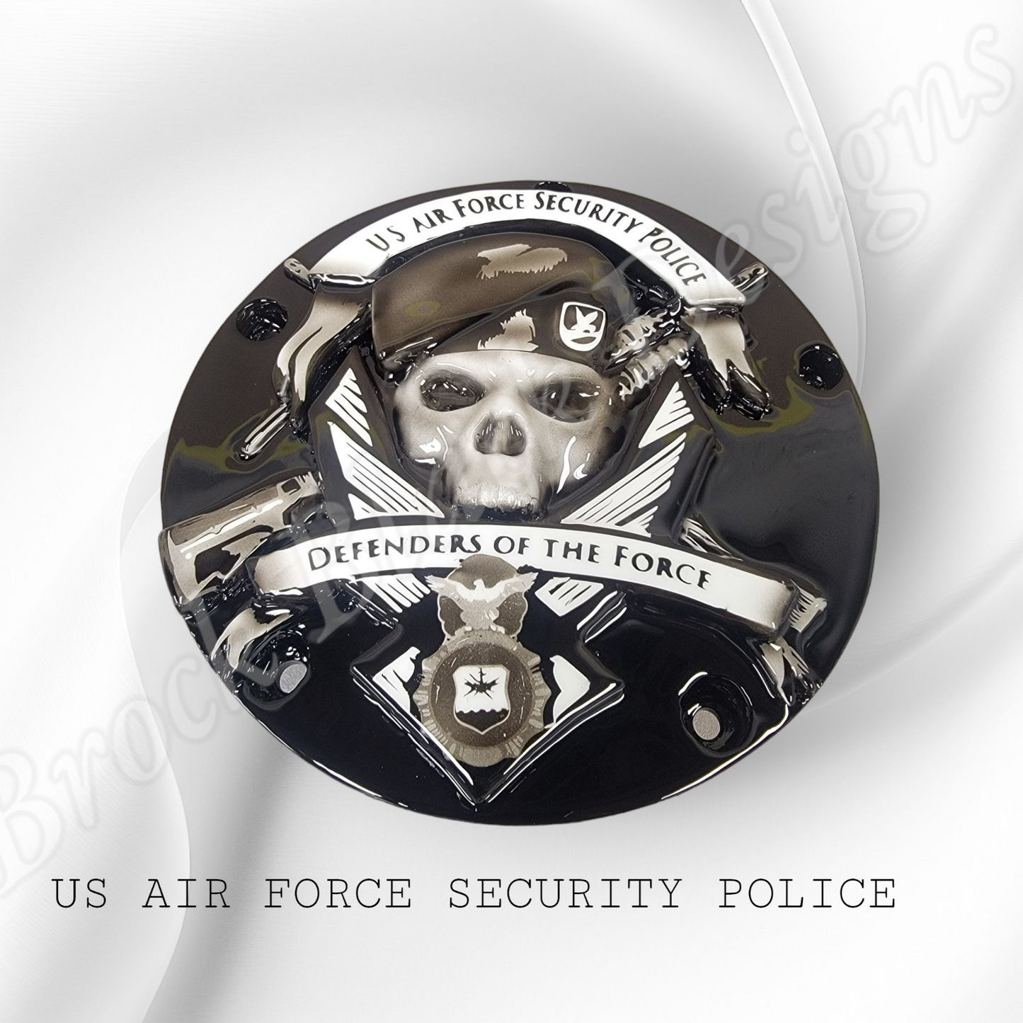 US Air Force Security Police Harley Derby cover