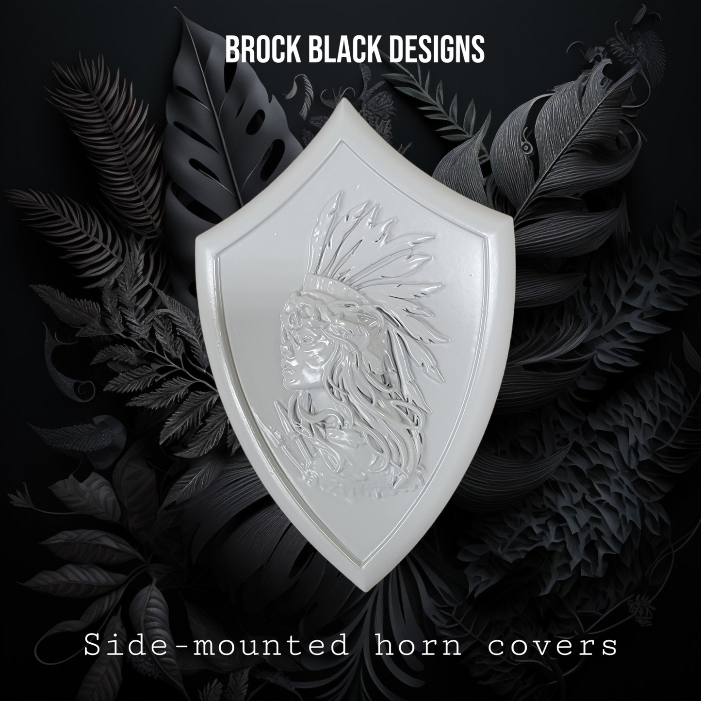 Side-mounted horn covers Native dream theme
