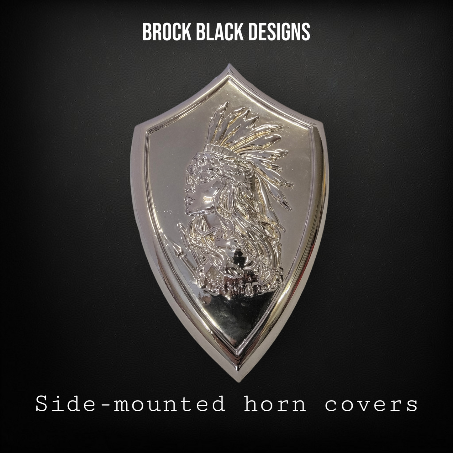 Side-mounted horn covers Native dream theme