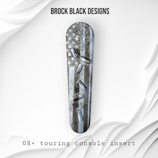 3D 2nd Amendment theme console insert