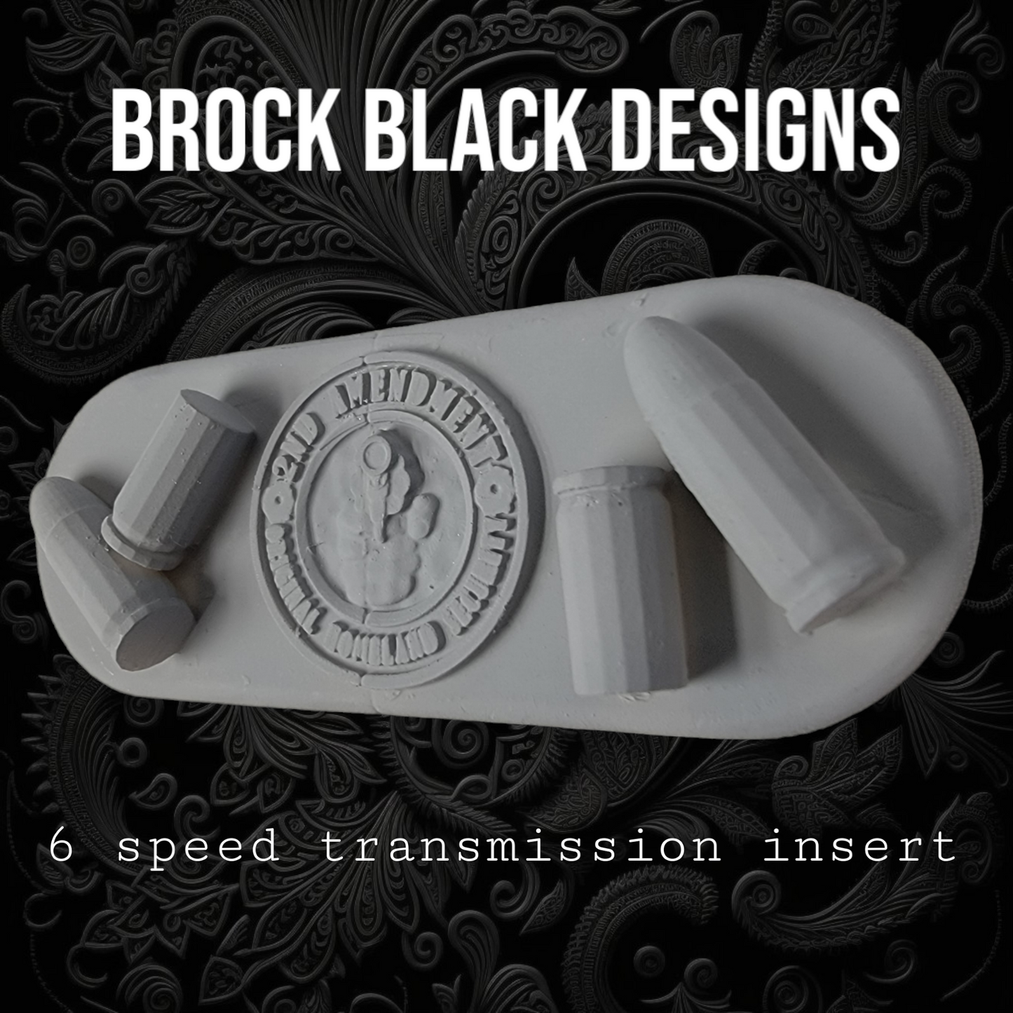 Transmission insert 3D 2ND AMENDMENT THEME