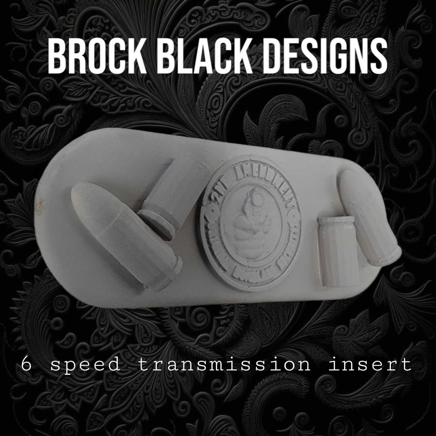 Transmission insert 3D 2ND AMENDMENT THEME