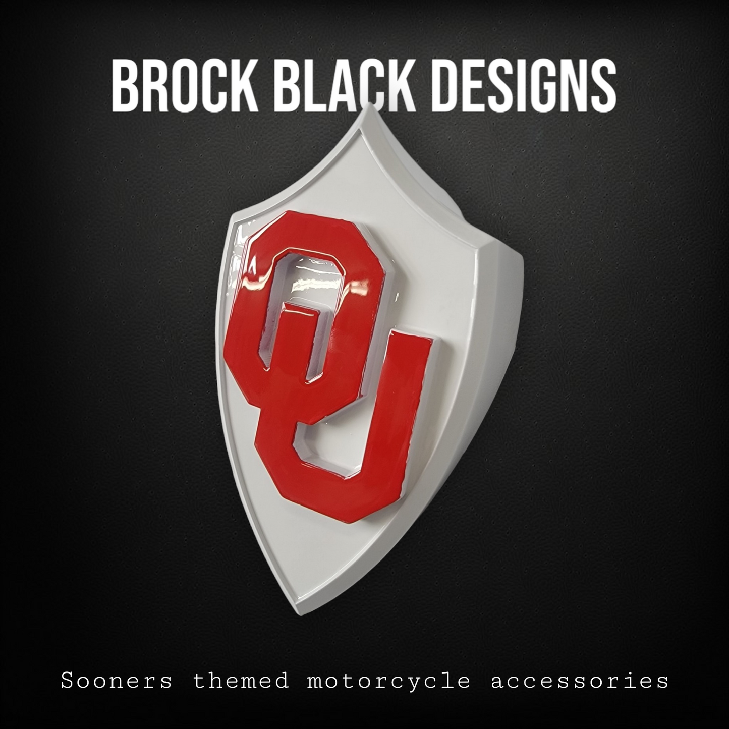 Side-mounted horn cover with OU theme