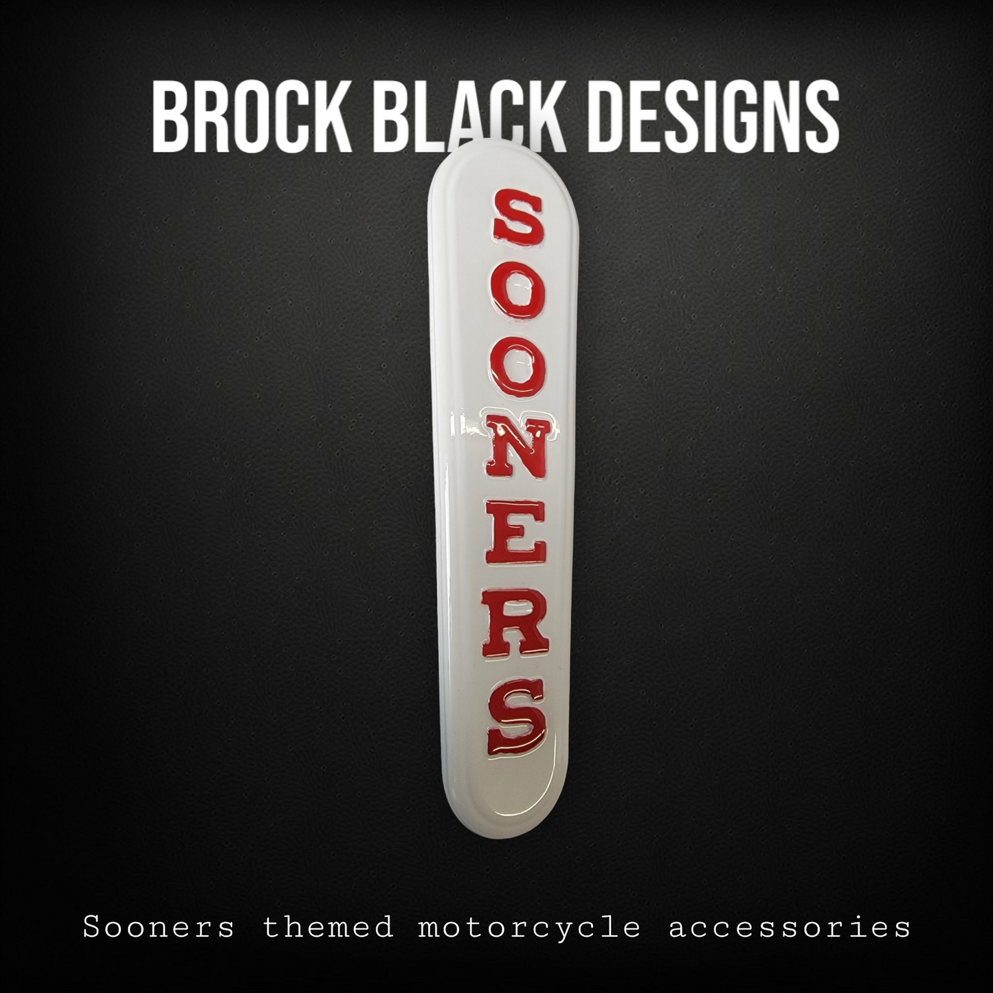 08+ Sooners themed console insert