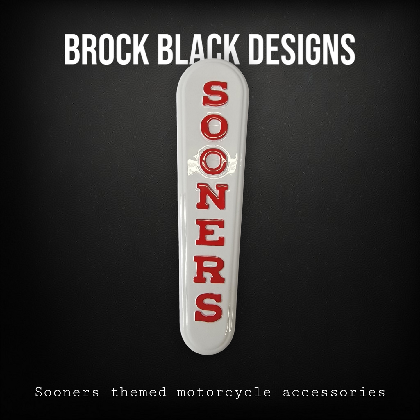 08+ Sooners themed console insert