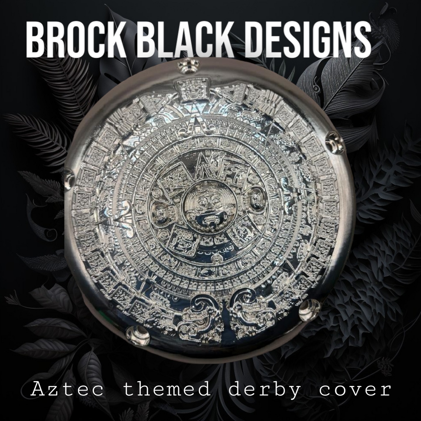 3D Aztec themed derby cover and points cover