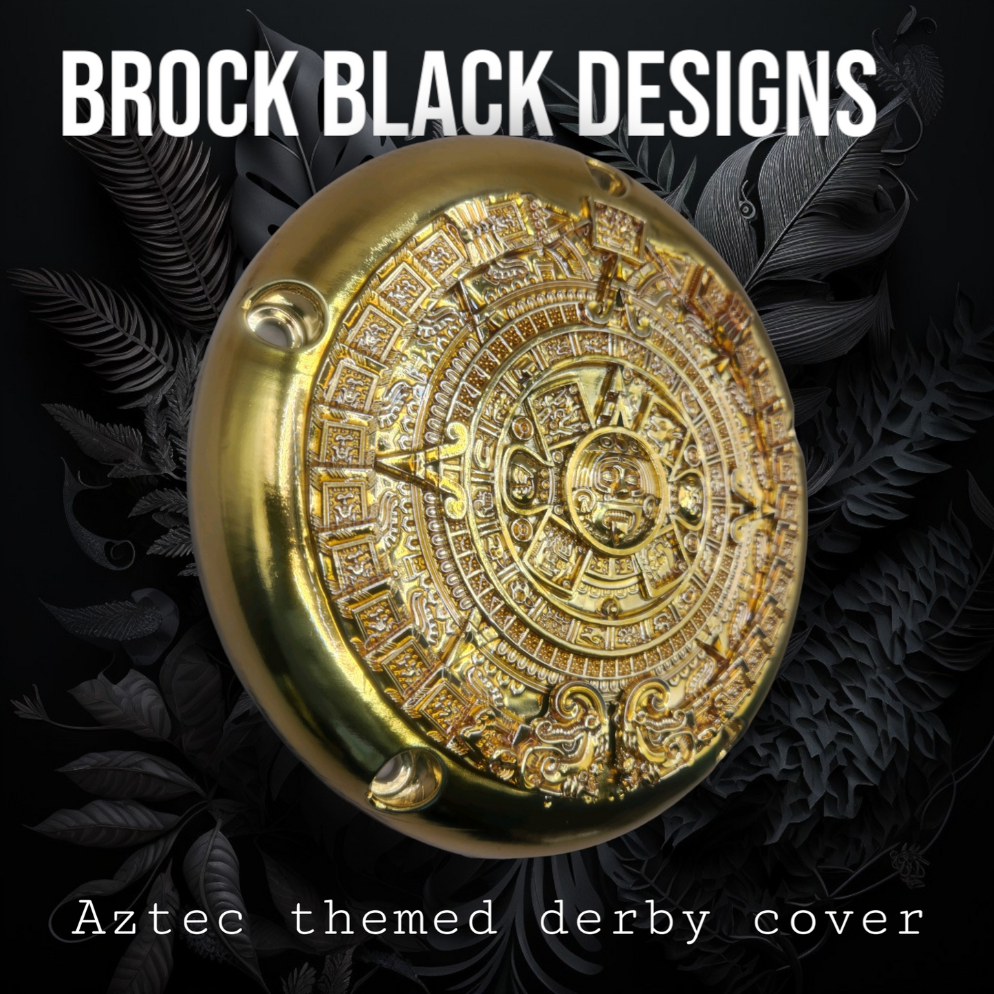 3D Aztec themed derby cover and points cover