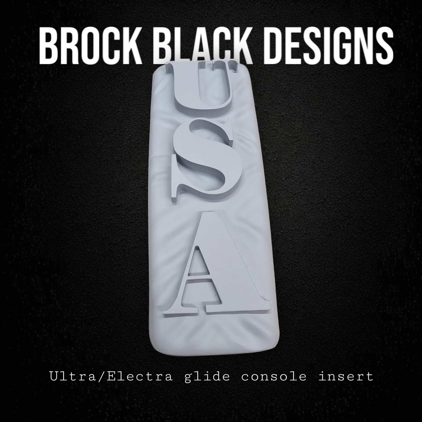 08+ ultra/Electra touring console insert 3D USA