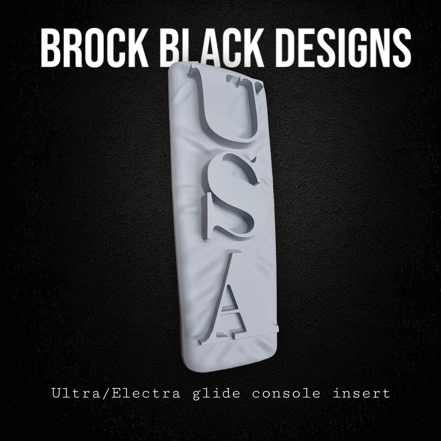 08+ ultra/Electra touring console insert 3D USA