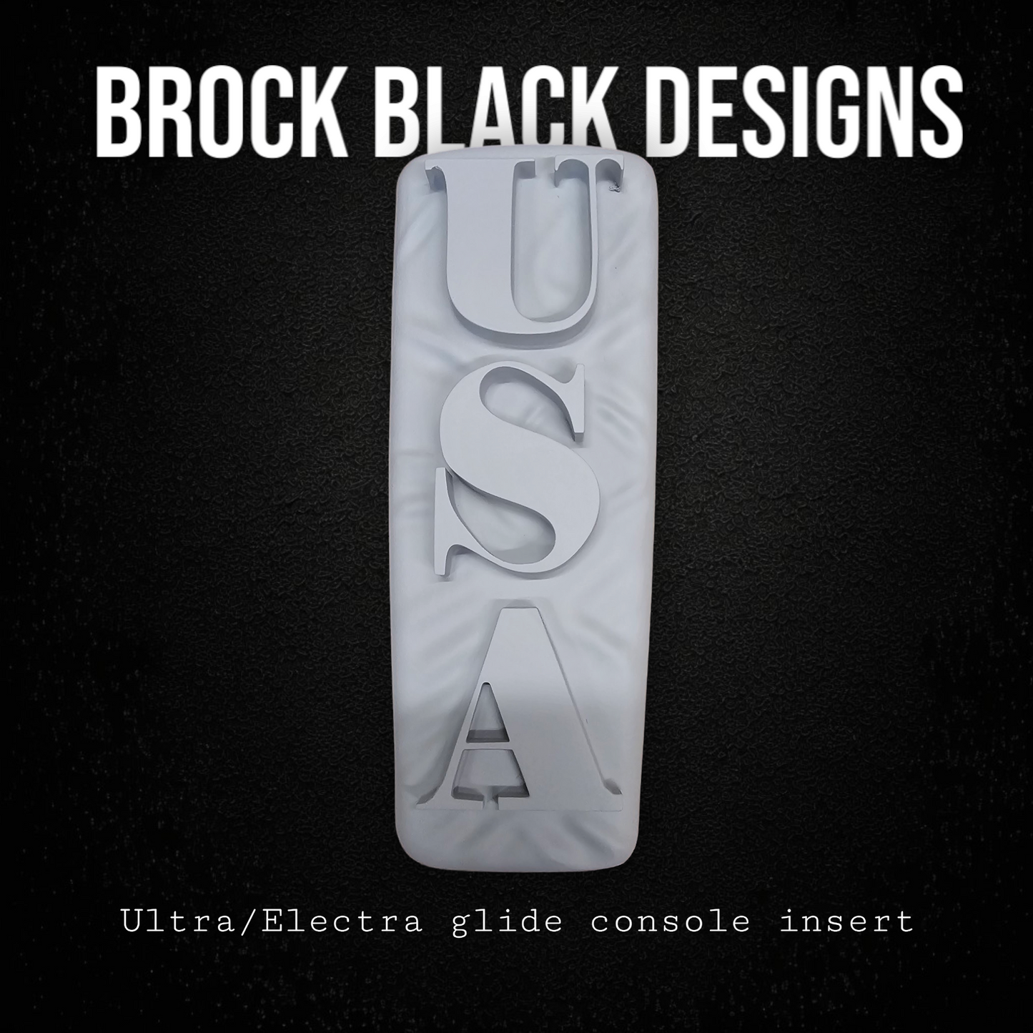 08+ ultra/Electra touring console insert 3D USA