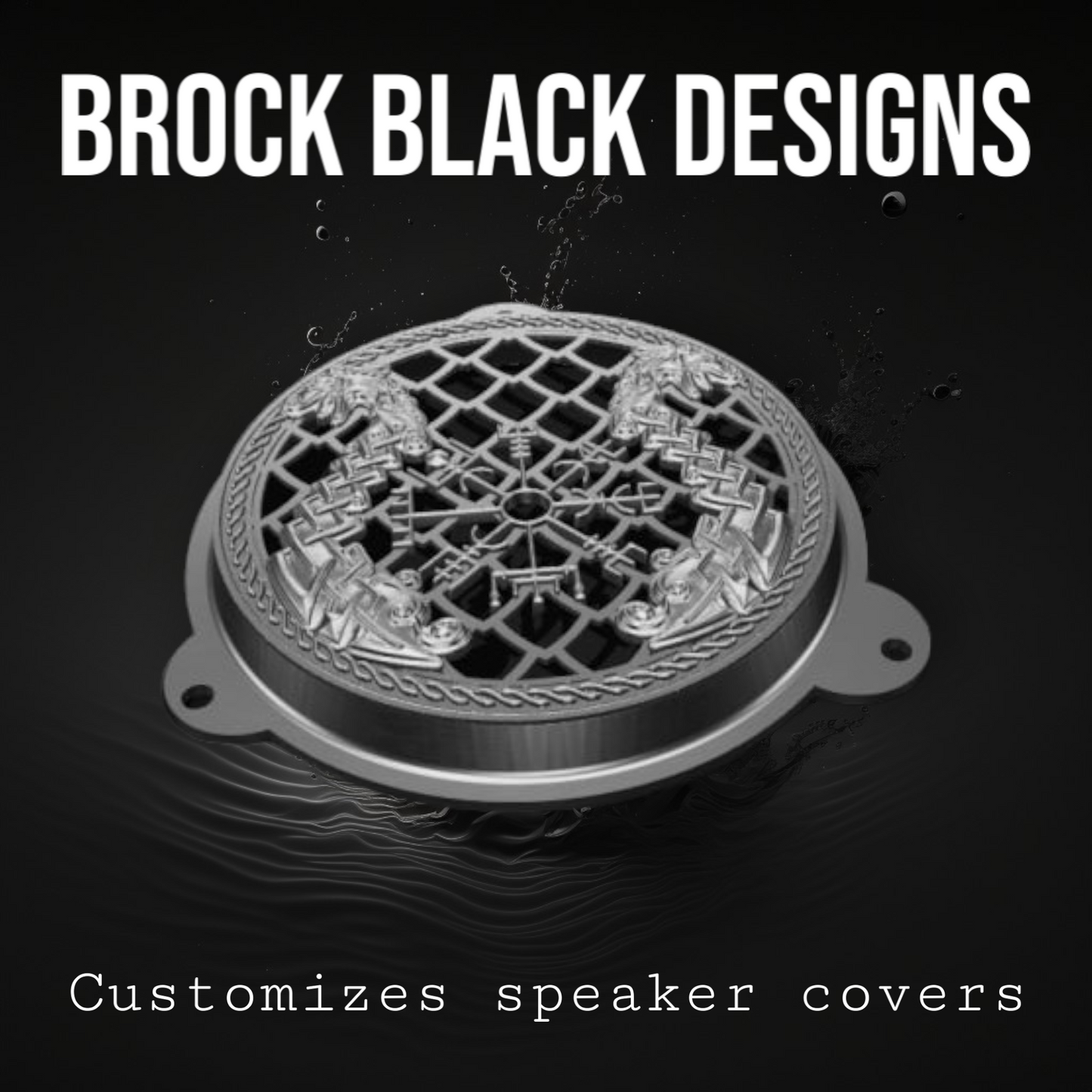 97-25+ Harley Touring Nordic boat speakers grill covers set