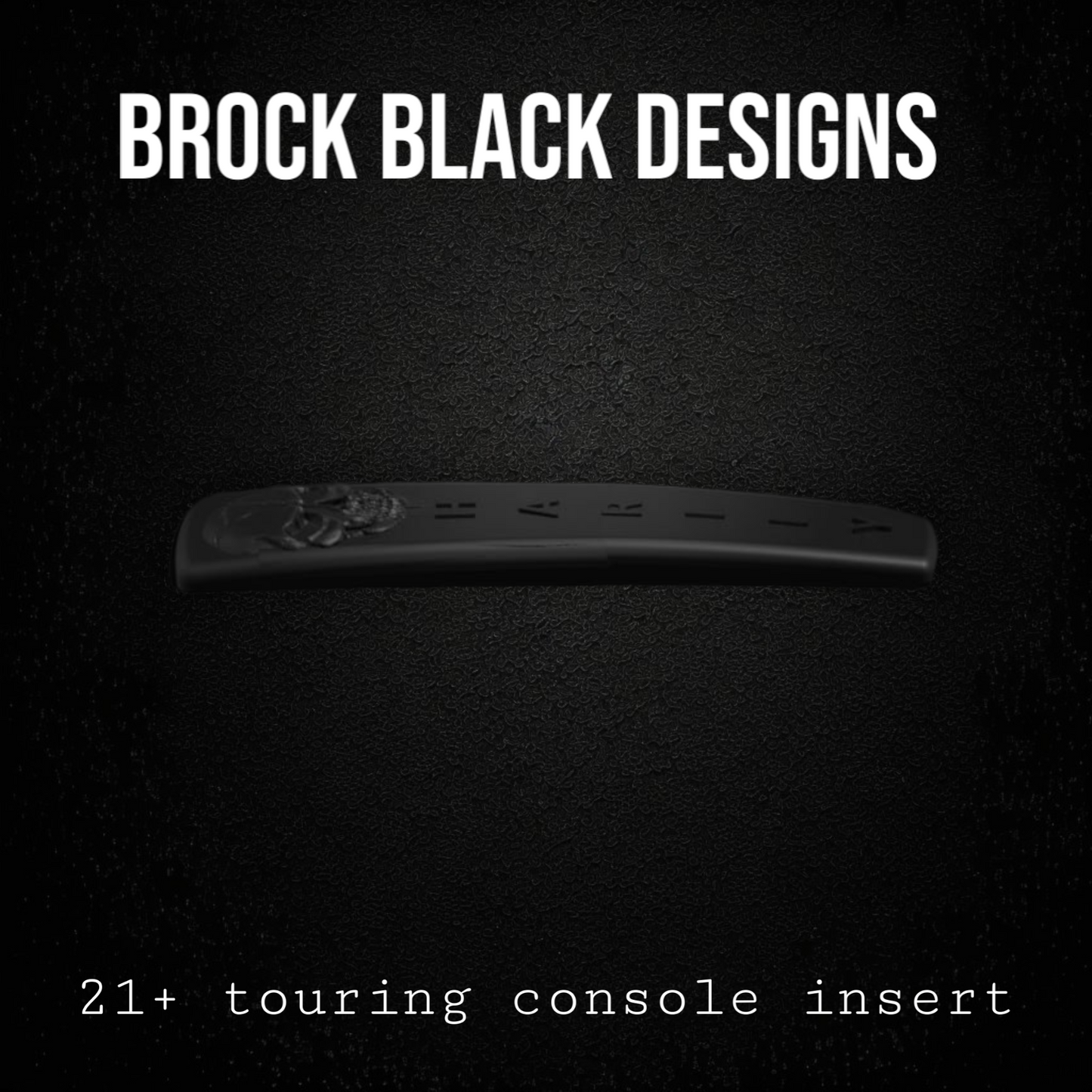 21+ skull flag console insert