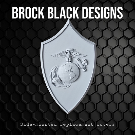 USMC horn cover with ghosted flag