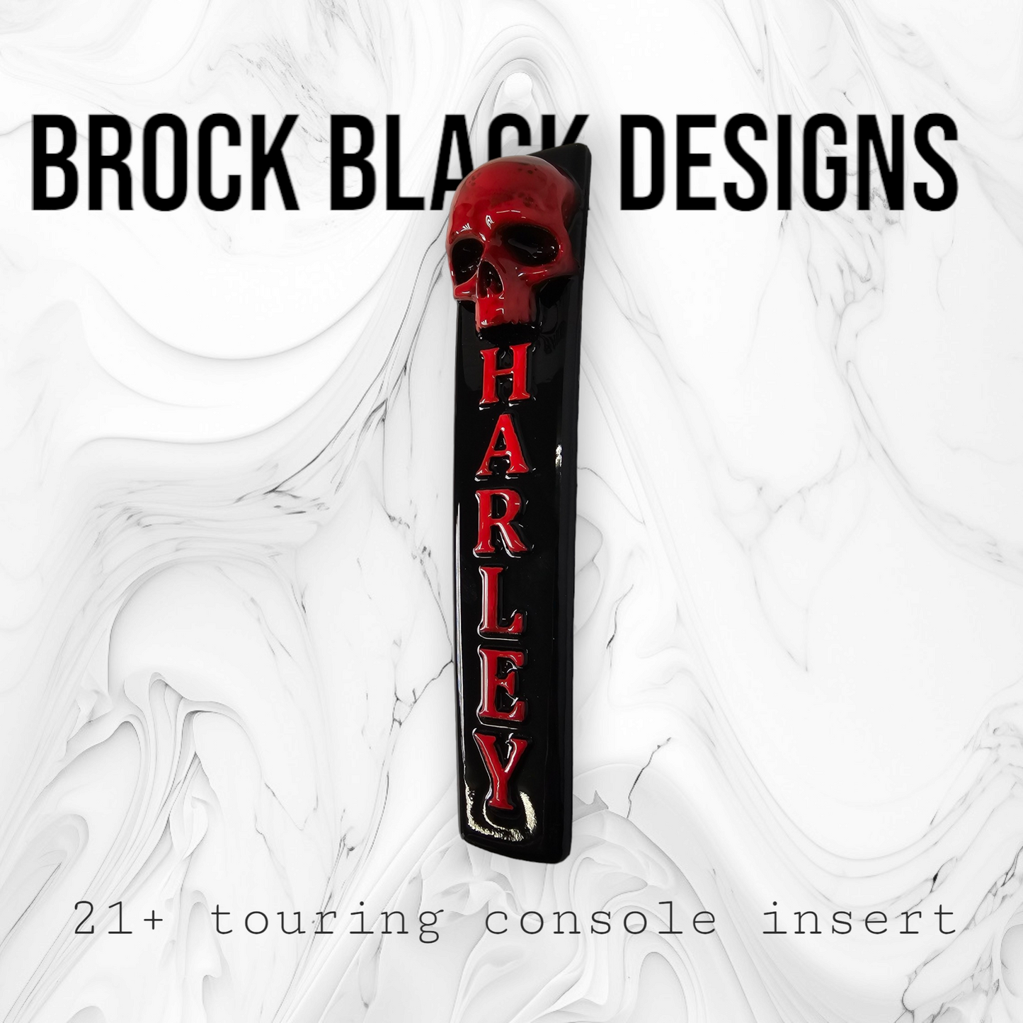 21+ touring console insert 3D ancient skull