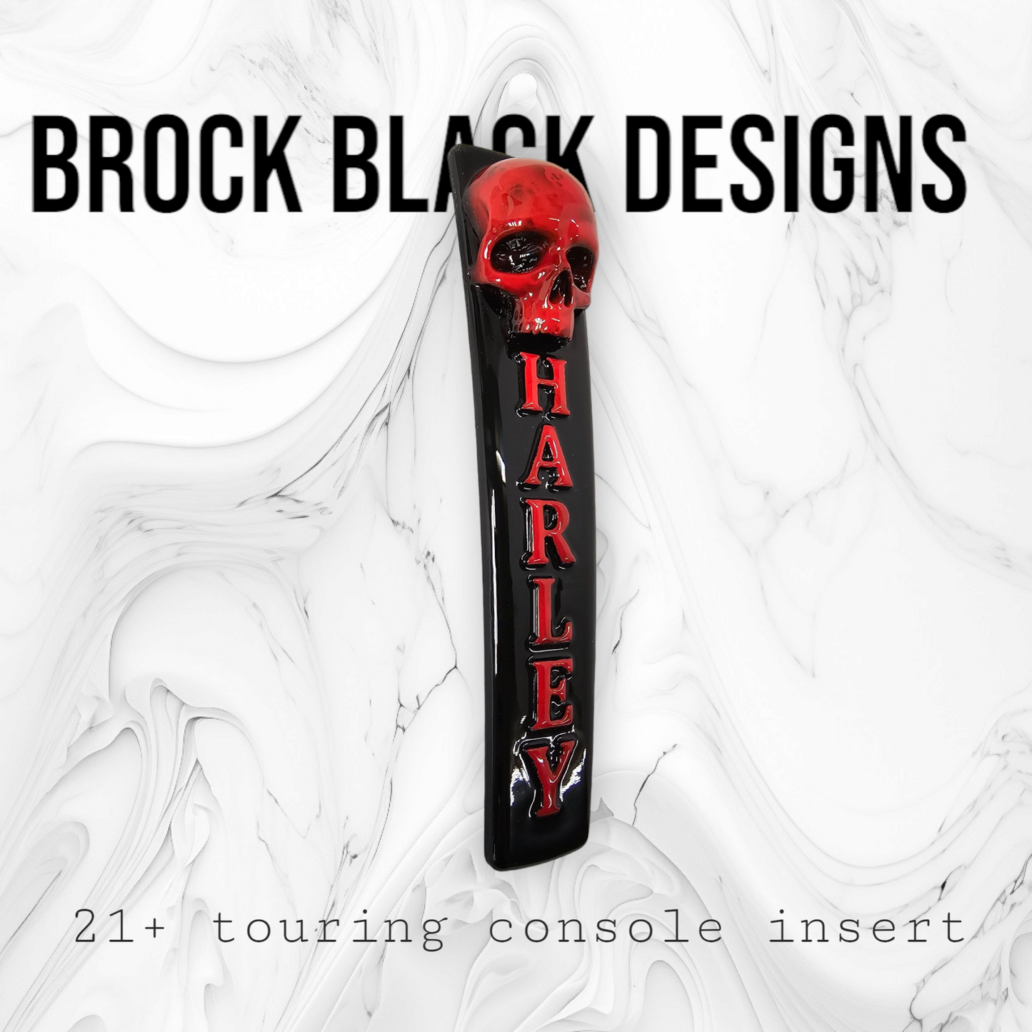 21+ touring console insert 3D ancient skull