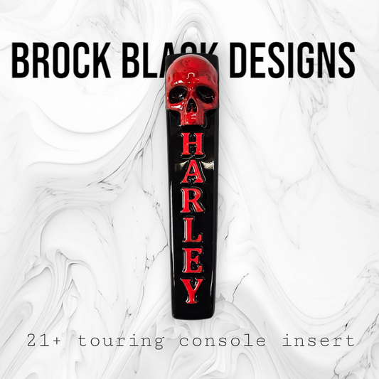 21+ touring console insert 3D ancient skull