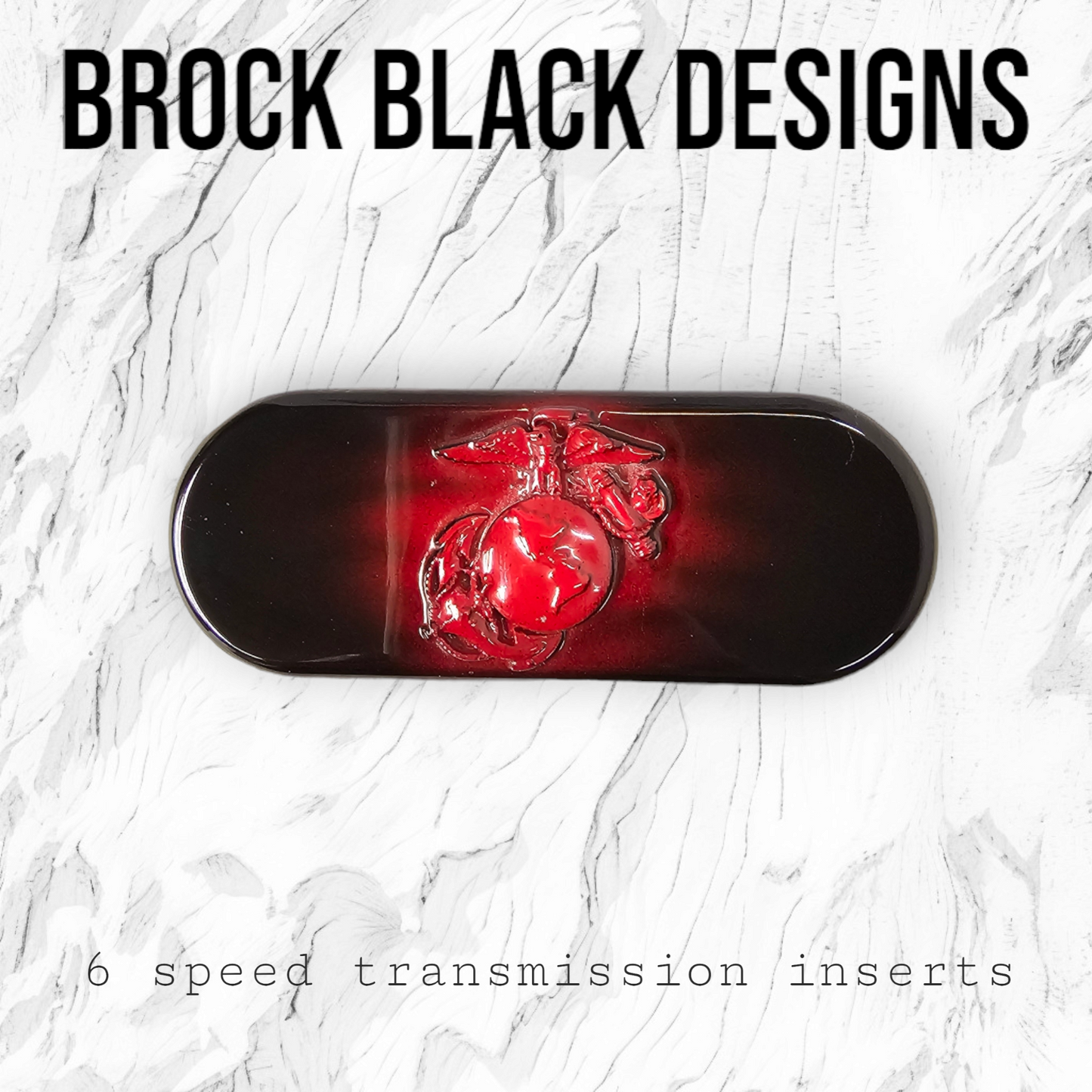 Transmission insert 3D USMC THEME