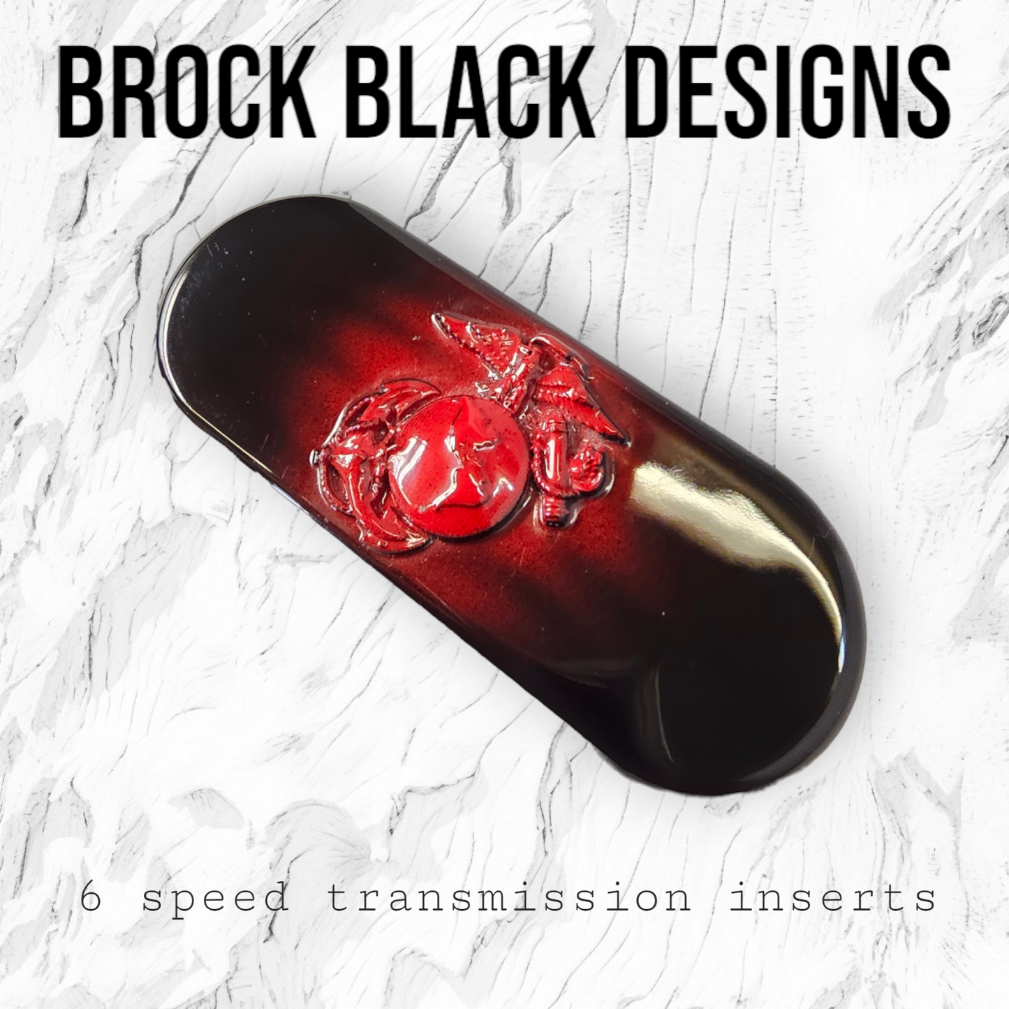 Transmission insert 3D USMC THEME