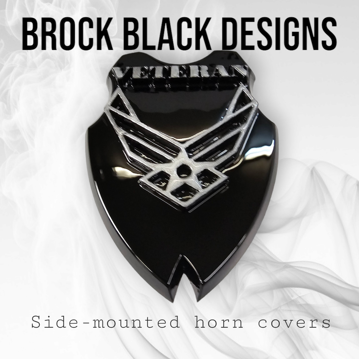 Side-mounted Veteran Air Force horn cover