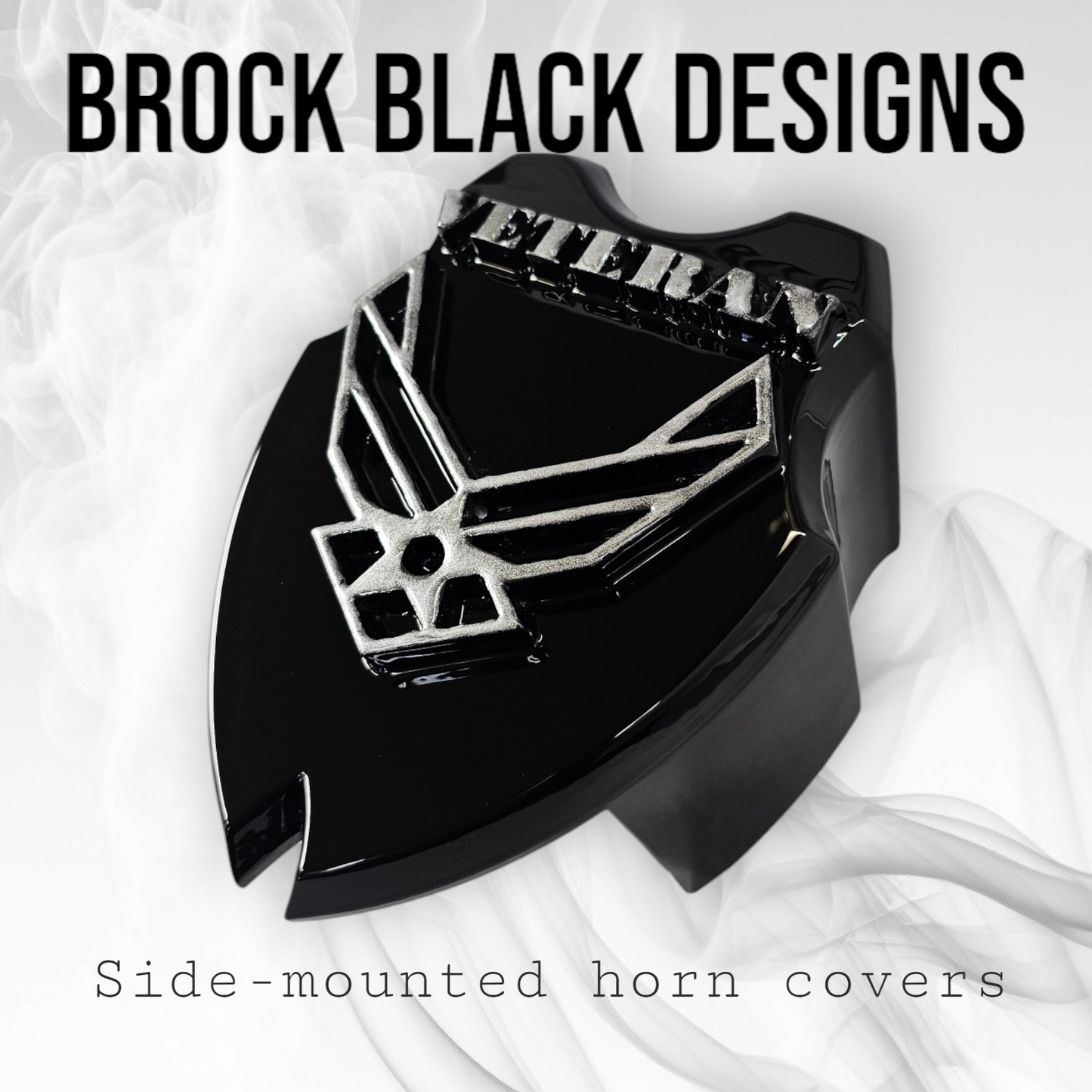 Side-mounted Veteran Air Force horn cover