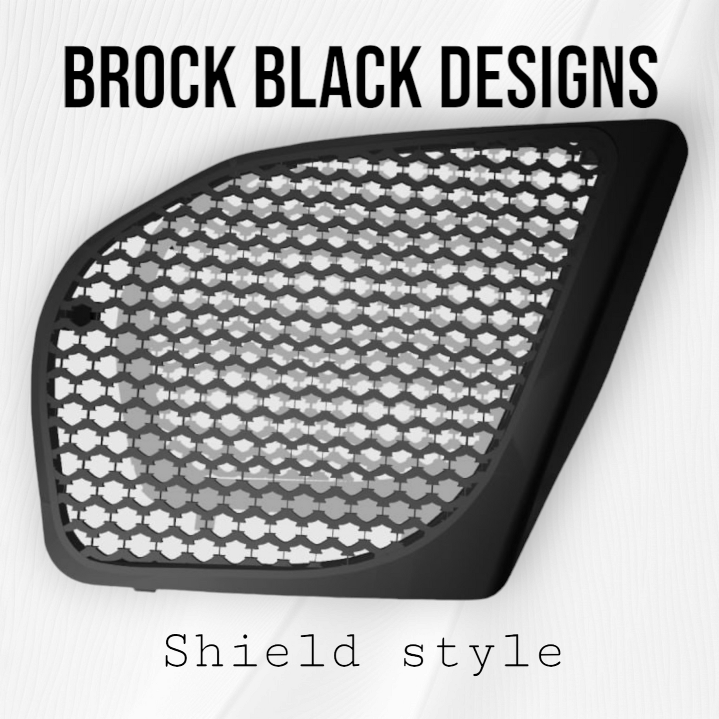 98 to 2024 Road Glide 3D FAFO speakers grill covers set