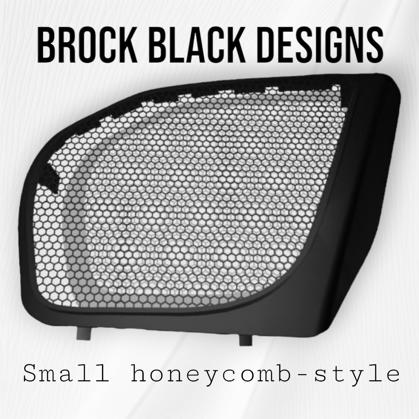 98 to 2024 Road Glide 3D blood diamond speakers grill covers set