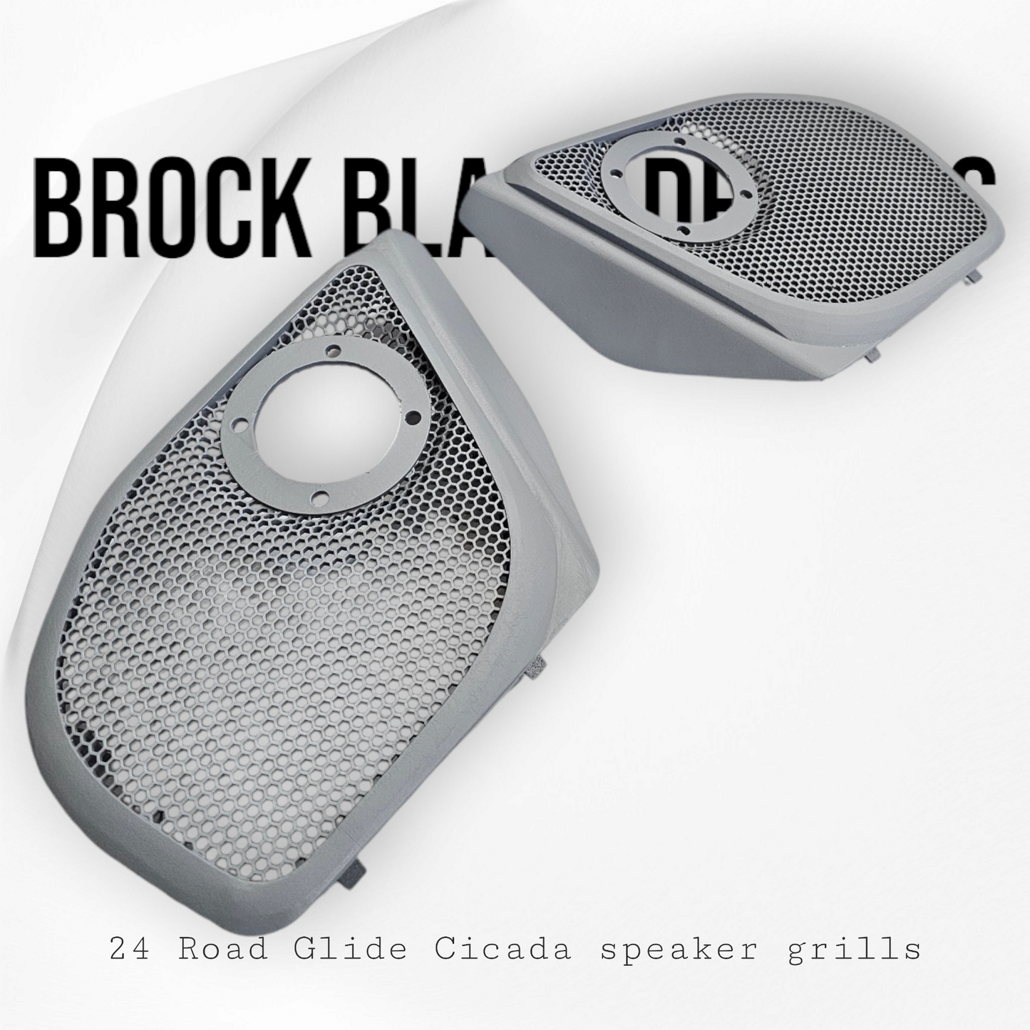 2024+ Road Glide with 2" tweeter speakers grill covers set