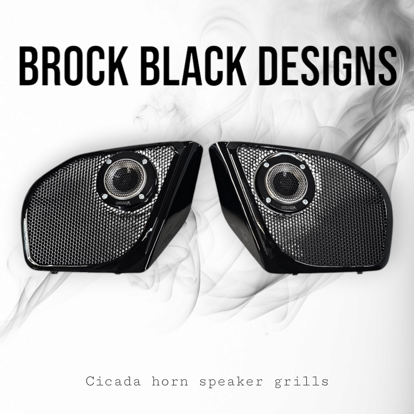 2024+ Road Glide with 2" tweeter speakers grill covers set