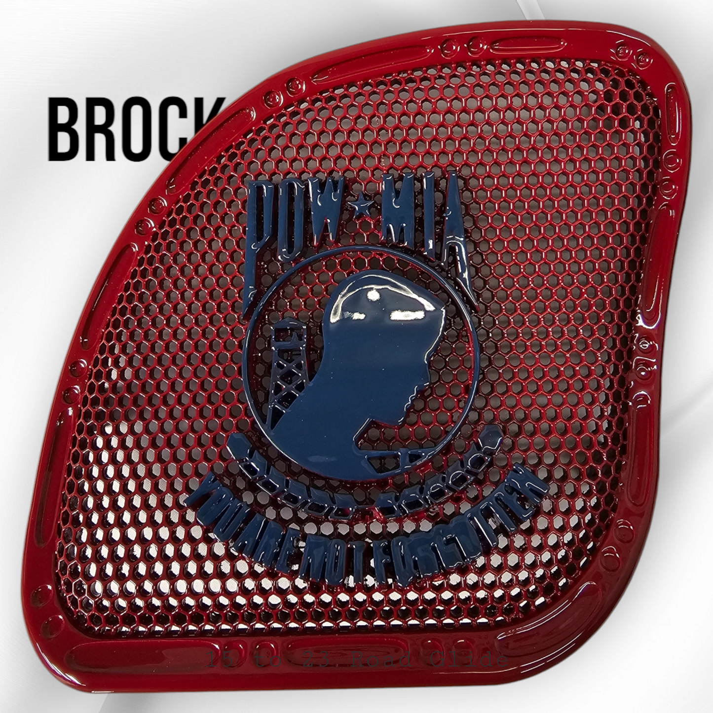 98-2024 Road Glide 3D POW MIA TRIBUTE speakers grill covers set
