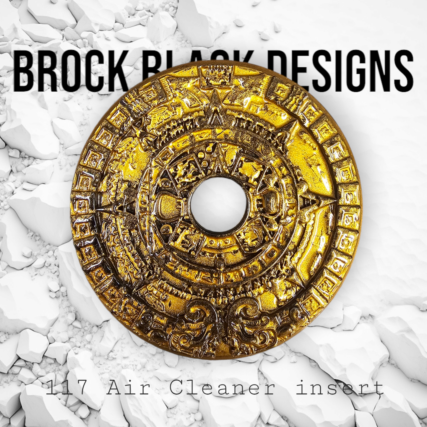 117 air cleaner insert 3D Aztec Calendar