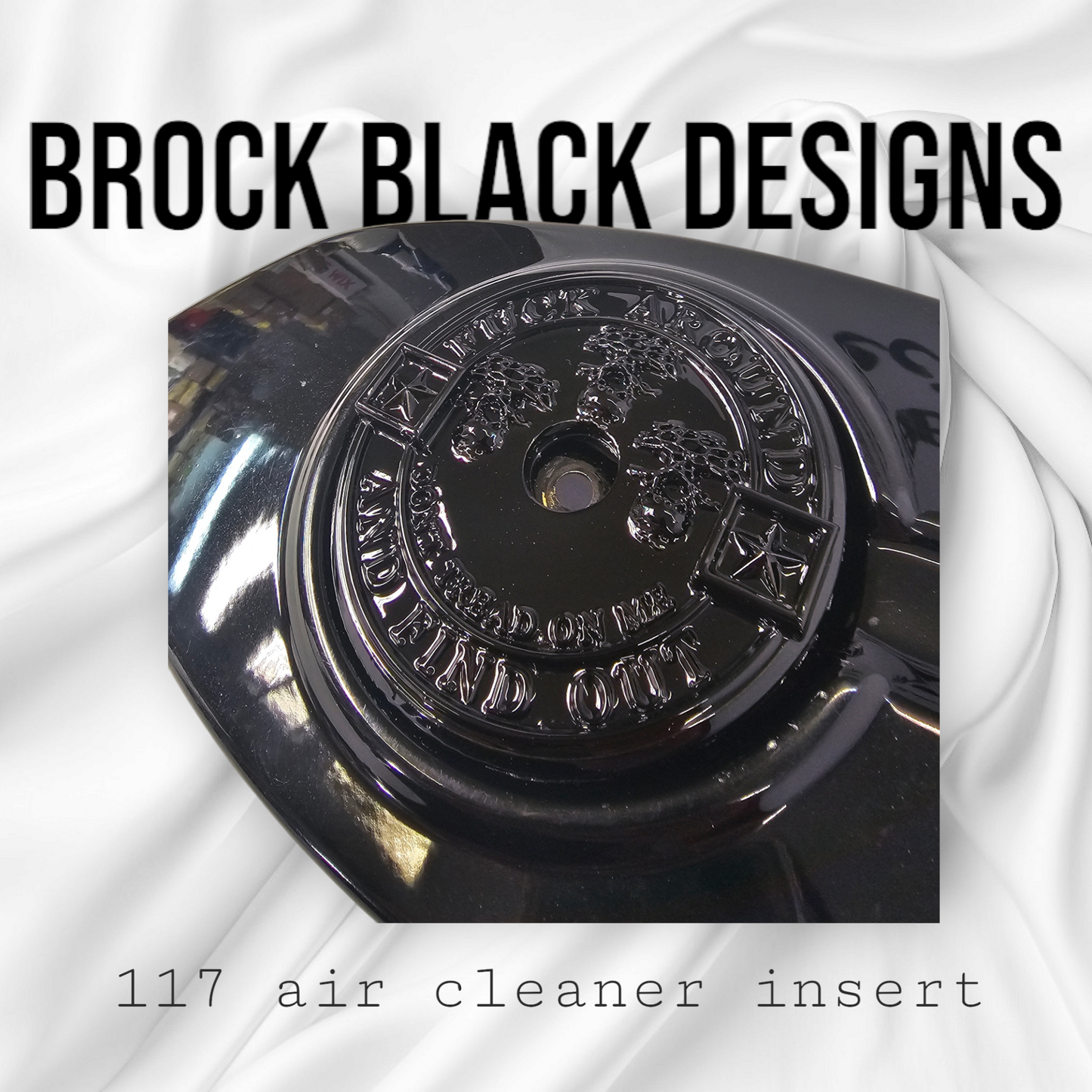 117 air cleaner insert 3D FAFO webbed skulls