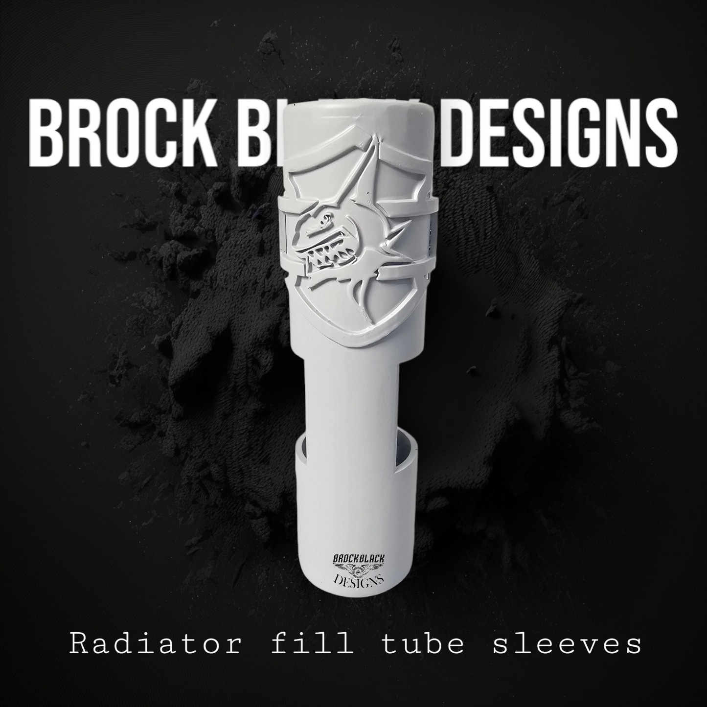 23.5 + radiator fill tube shark theme sleeve