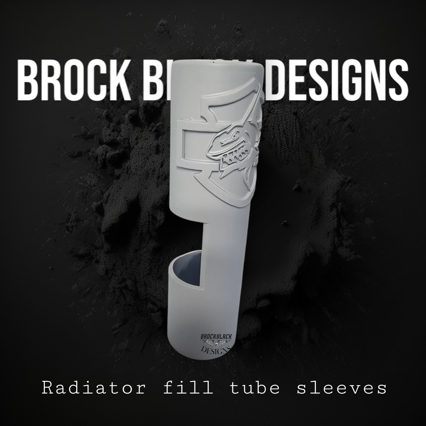 23.5 + radiator fill tube shark theme sleeve