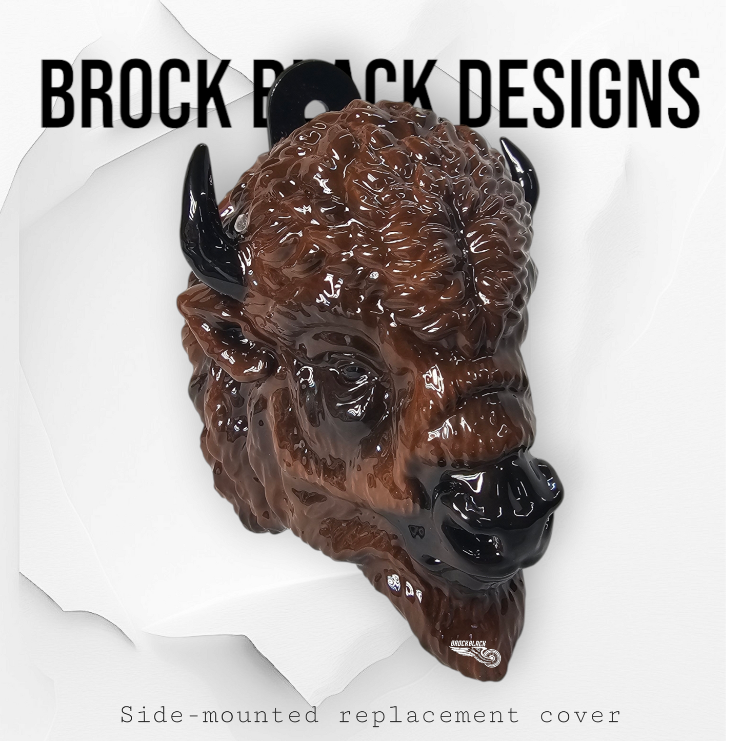 3D buffalo horn cover
