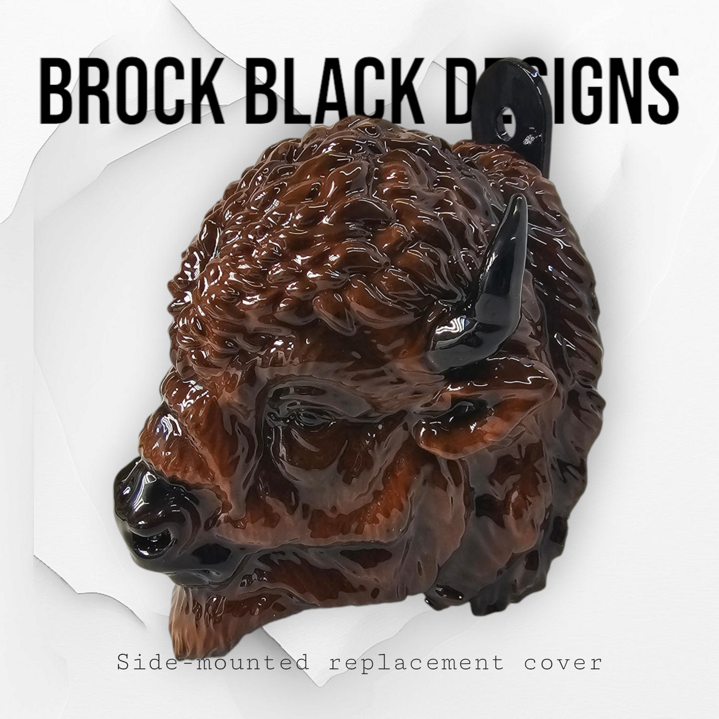 3D buffalo horn cover