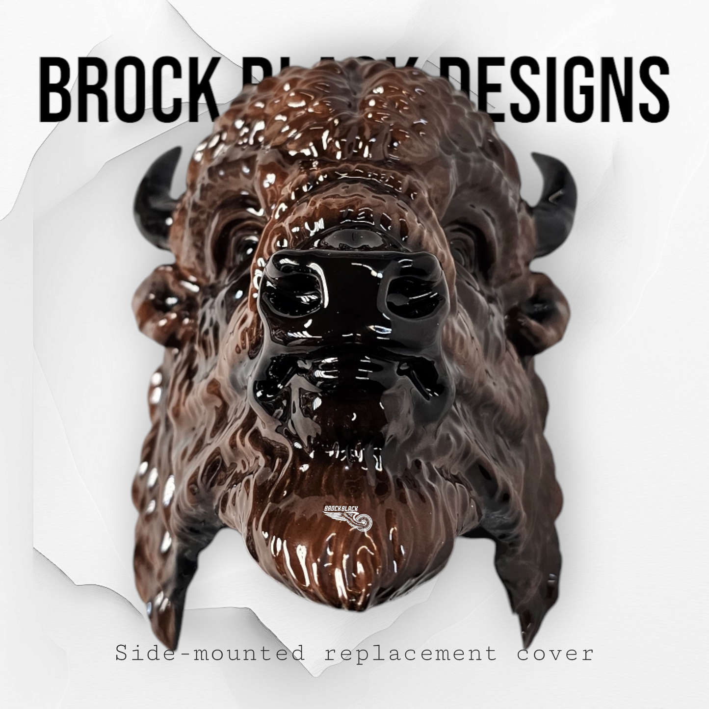 3D buffalo horn cover