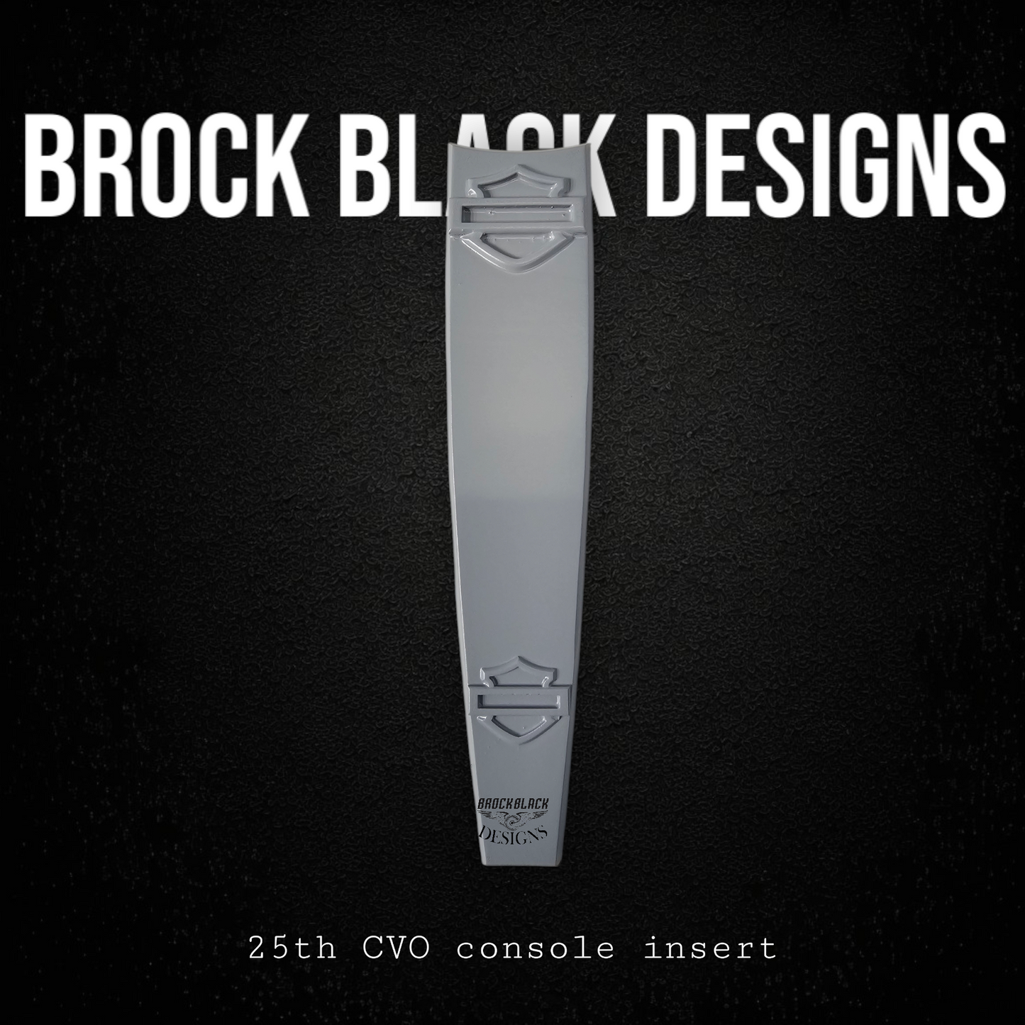 25th CVO console insert 3D double shield