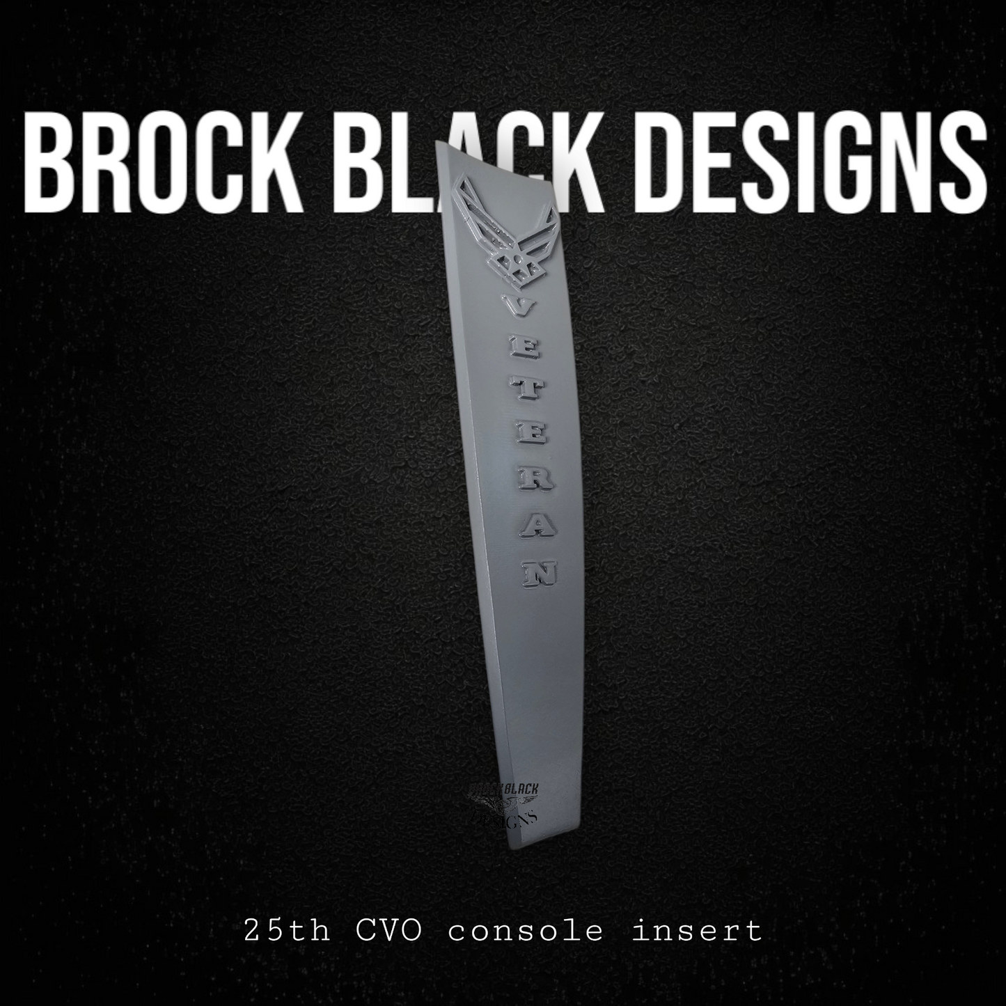 25th CVO console insert 3D US Air Force Veteran