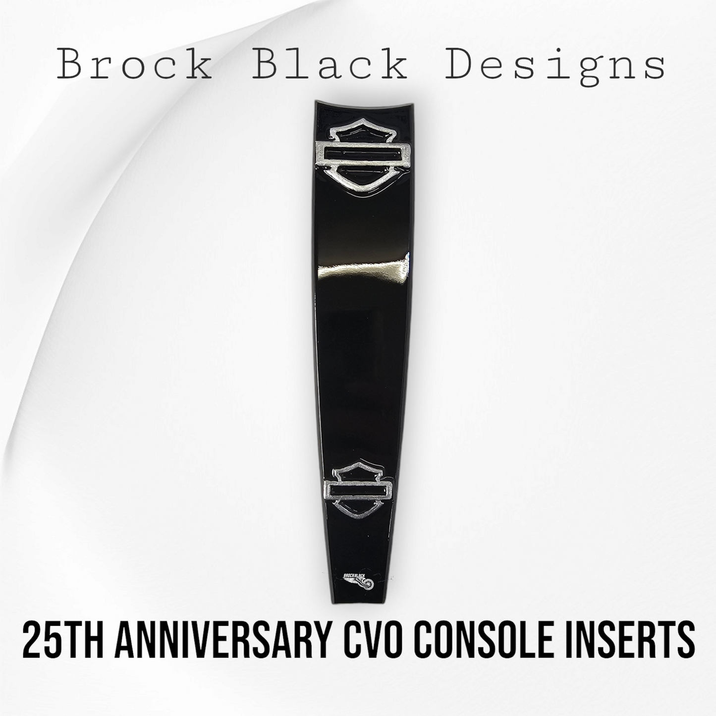 25th CVO console insert 3D double shield