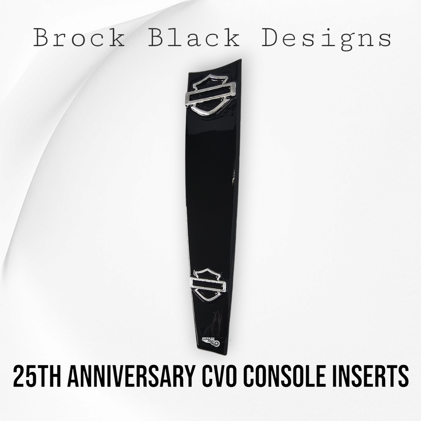 25th CVO console insert 3D double shield