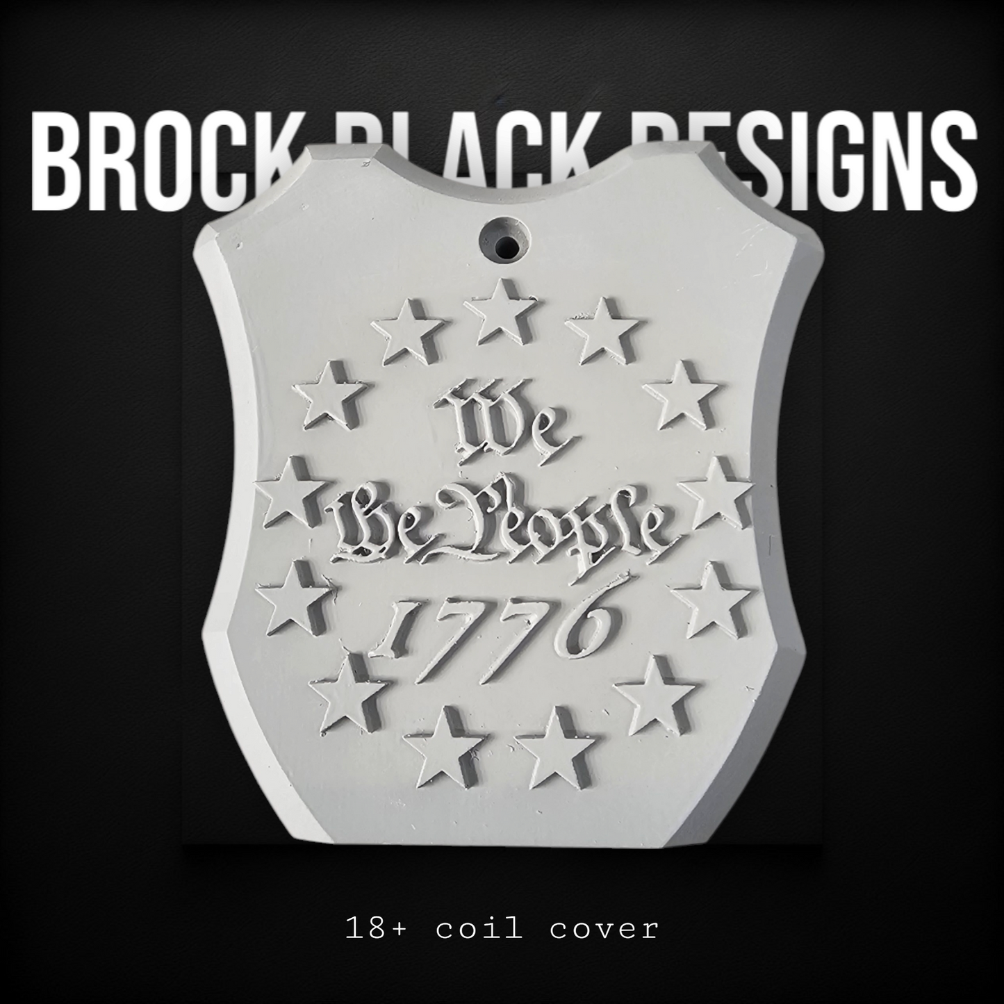 18+ We the people themed Coil Cover