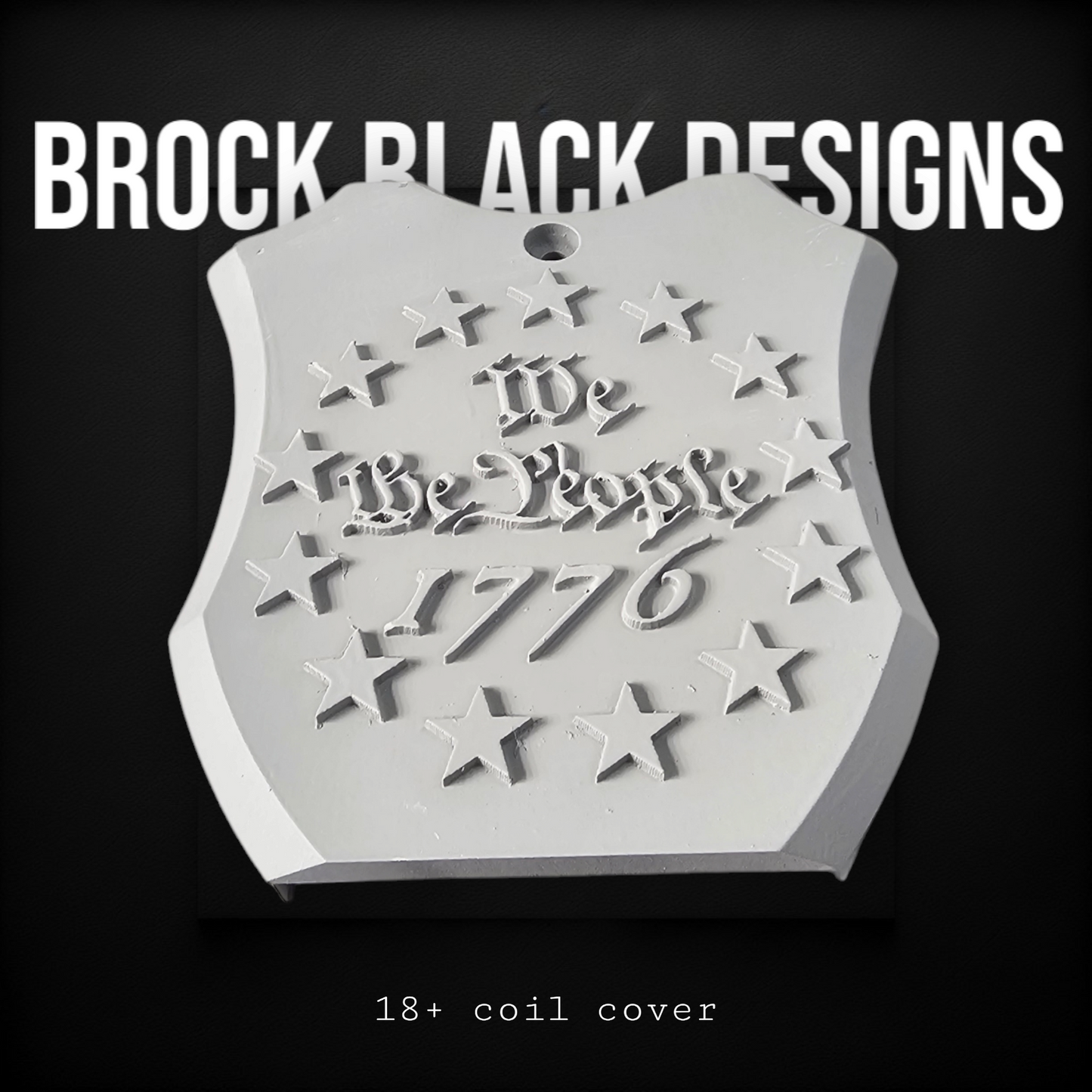 18+ We the people themed Coil Cover
