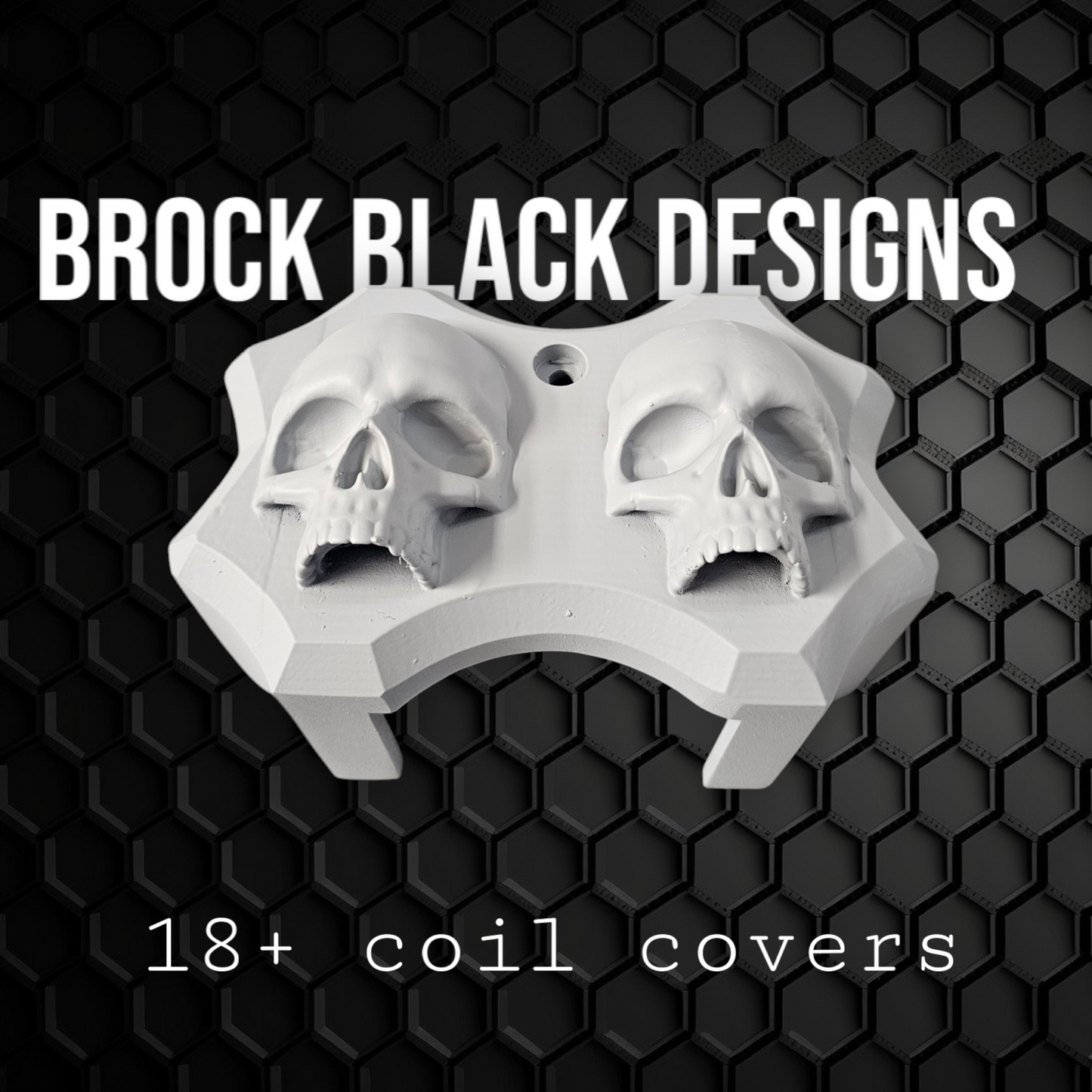 18+ Ancient Skull themed Coil Cover