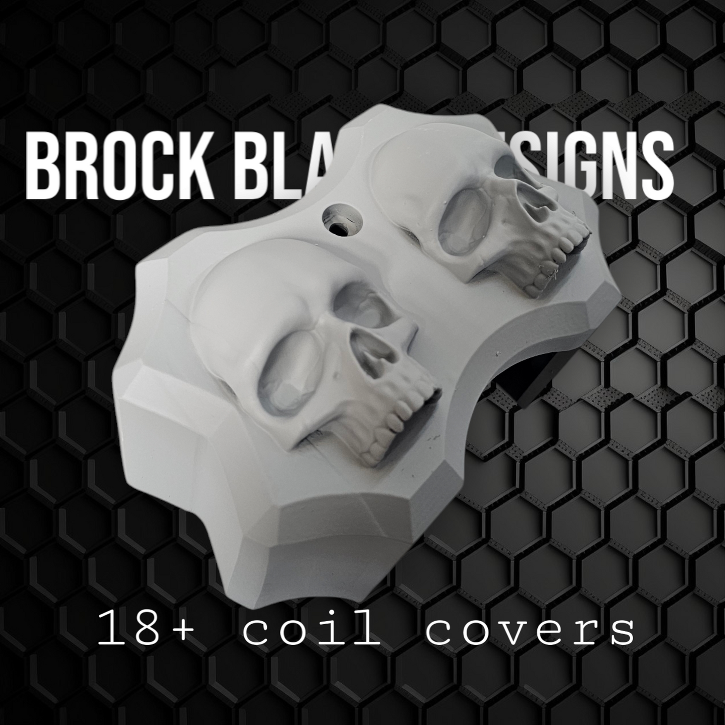 18+ Ancient Skull themed Coil Cover