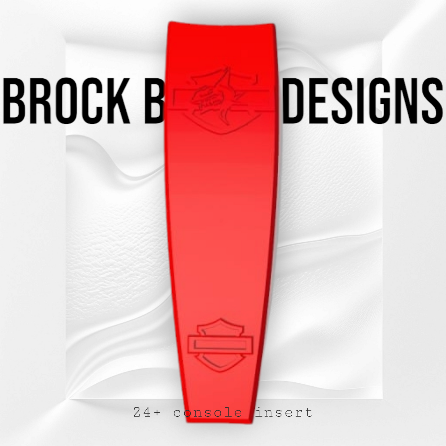 08+ touring console insert 3D shark theme