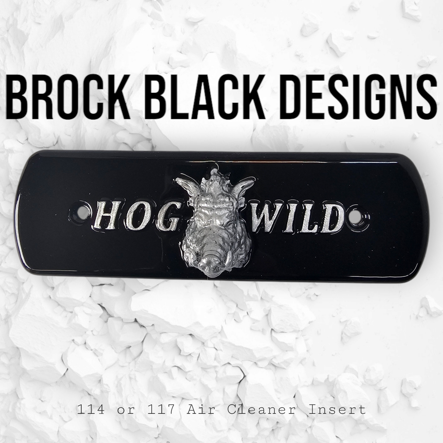 114 or 117 Hog wild themed air cleaner insert